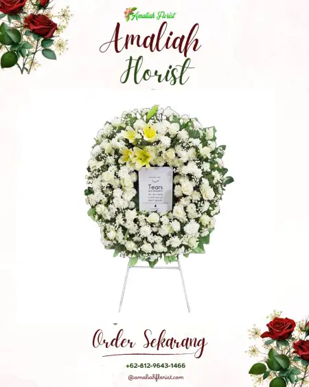 Krans Bunga Duka Harapan Indah